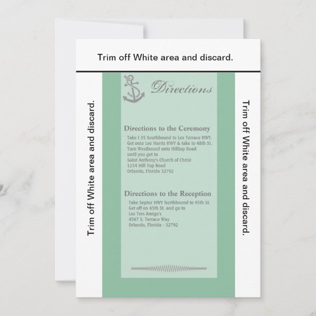 3.5x6 Directions Card Nautical Knot Anchor Tiff (Front)