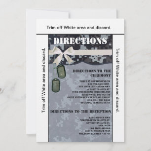 3.5x6 Directions Card Navy DIGITAL PRINT Uniform C