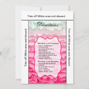3.5x6 Directions Card Ombre Stripe Pink Frosting