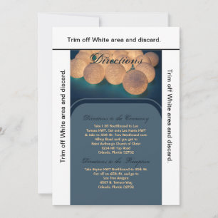 3.5x6 Directions Card String Lights Night Lantern