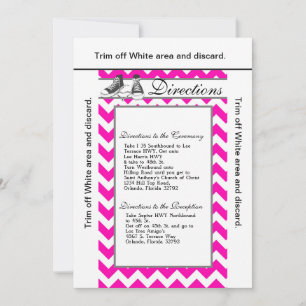 3.5x6 Directions Card Teenage Sneakers Chevron