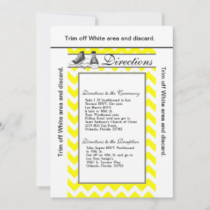 3.5x6 Directions Card Teenage Sneakers Chevron