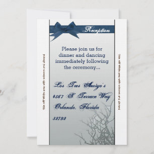 3.5x7 Reception Card Frosted Glass Cracked Mirror