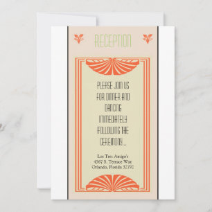 3.5x7 Reception Card Vintage Border
