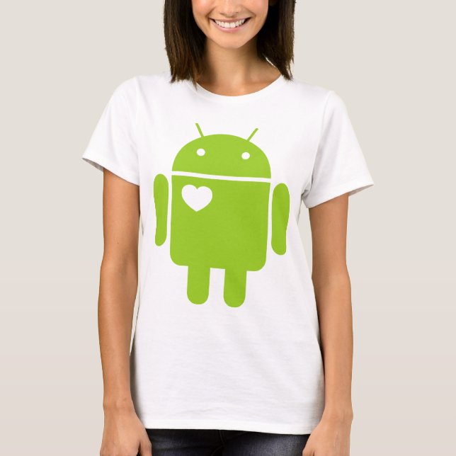 <3 Android T-Shirt (Front)