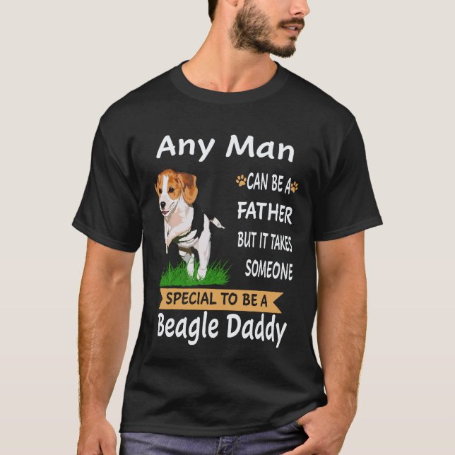 3 Any Man - Beagle Daddy Beagle T-Shirt (Front)