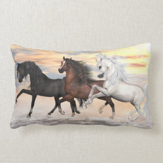 3 Arabians 2-sided Lumbar Pillow 13" x 21"