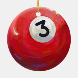 3 Ball Ceramic Tree Decoration
