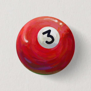 3 Ball Cm Round Badge