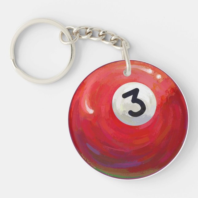 3 Ball Key Ring (Front)