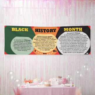 3-Big Hs of Black History Month - Color Banner