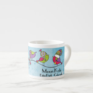3 Birds on a Branch Espresso Mug