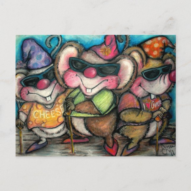 3 Blind Mice Nursery Rhymetime Card (Front)