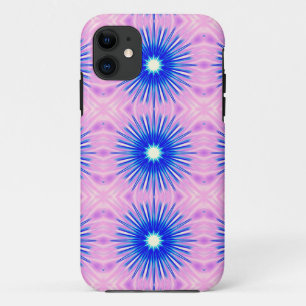 3 blue flowers Case-Mate iPhone case