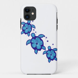 3 Blue Honu Turtles iPhone 11 Case