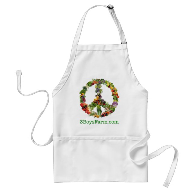 3 Boys Farm Peaceful Chef's Apron (Front)