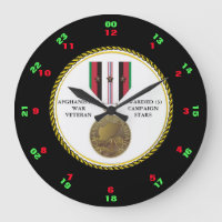 3 CAMPAIGN STARS AFGHANISTAN WAR VETERAN