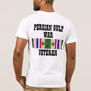 3 CAMPAIGN STARS / GULF WAR VETERAN T-Shirt