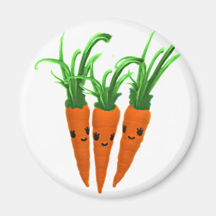 3 Carrots Magnet