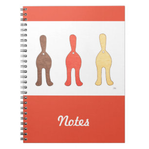 3 Cat Butts #1 Notebook