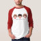 3 cheeky little monkeys Logo Raglan