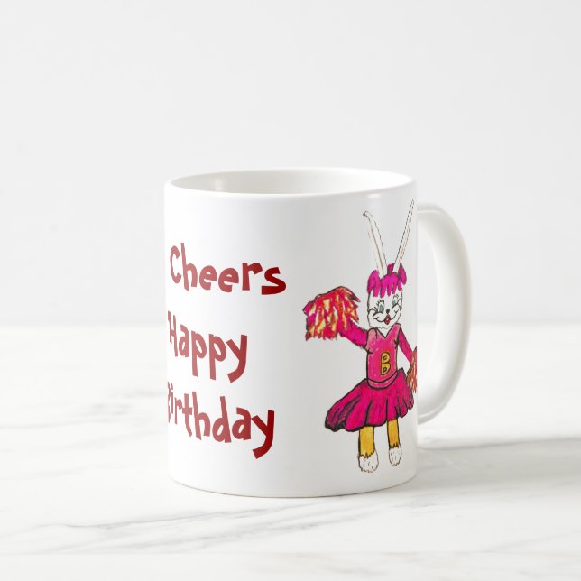 3 CHEERS HAPPY BIRTHDAY mug (Front Right)