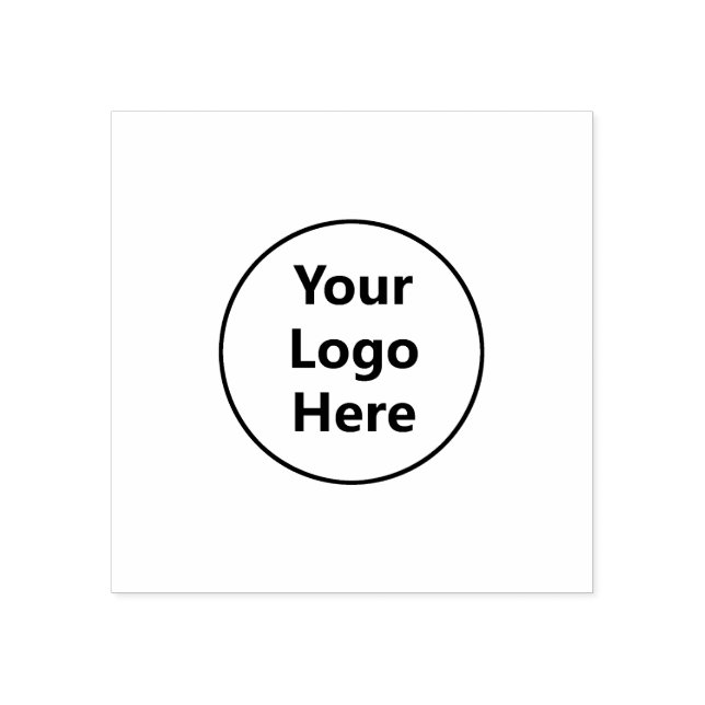 3 cm / 1.18" Image Create Your Own Logo Stamper Rubber Stamp (Imprint)