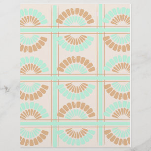 3 Color Pattern Scrapbook Paper: