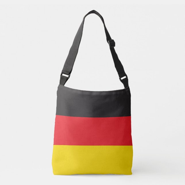 3 Colour Combination, Flag Crossbody Bag (Front)