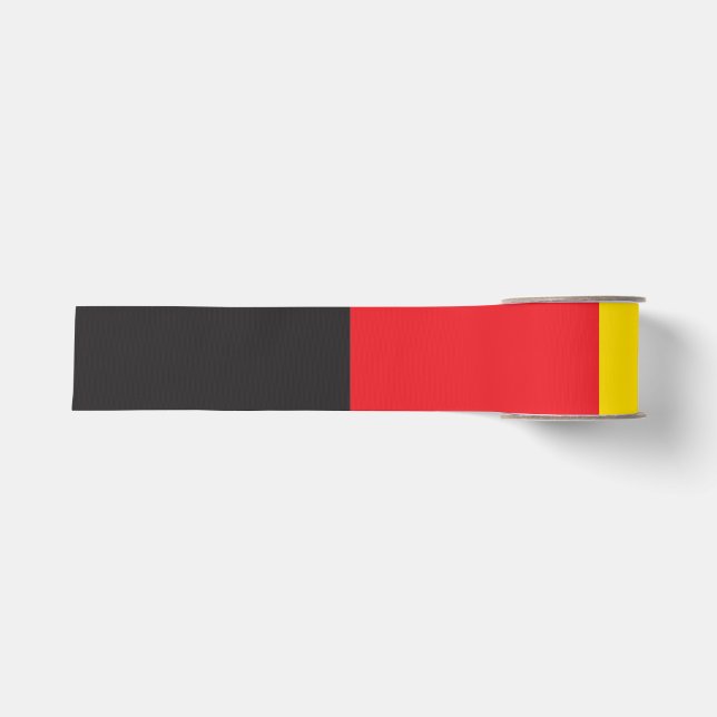 3 Colour Combination, Flag Grosgrain Ribbon (Front)