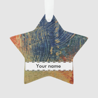 3 colours paint ornament