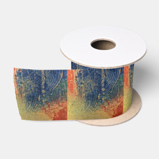3 colours paint satin ribbon