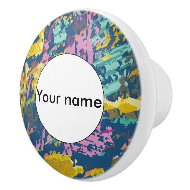 3 colours texture ceramic knob (Right)