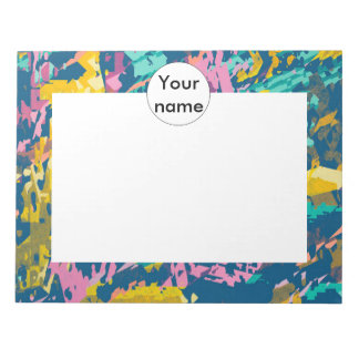 3 colours texture notepad