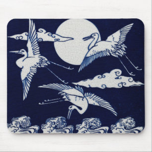 3 Cranes Mouse Pad
