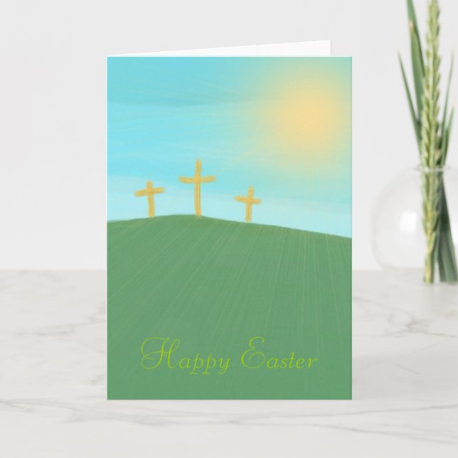 3 Crosses Holiday Card (Front)