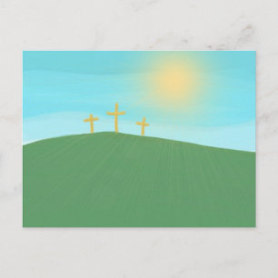 3 Crosses Postcard