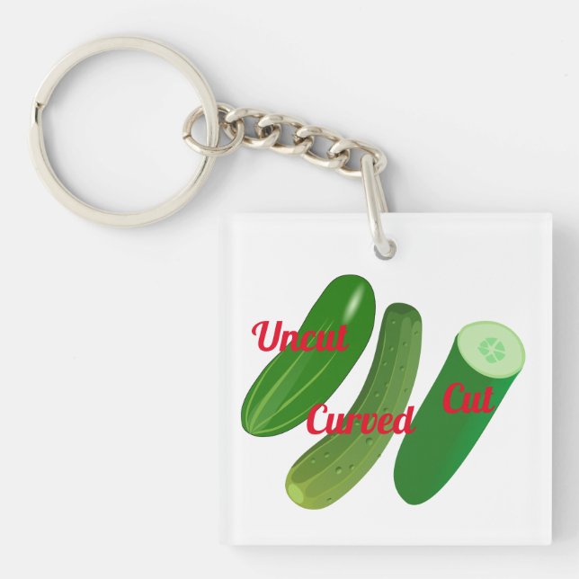 3 Cucumbers Thunder_Cove Key Ring (Front)