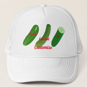 3 Cucumbers Thunder_Cove Trucker Hat