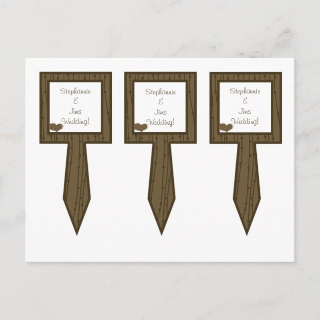 3 Cup Cake Picks Love Birds Postcard (Front)