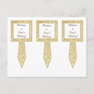 3 Cup Cake Picks Moroccan Party Invitation Postcard