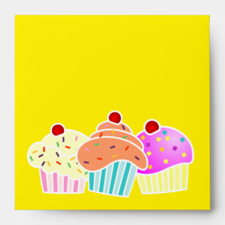 3 Cupcakes Envelope