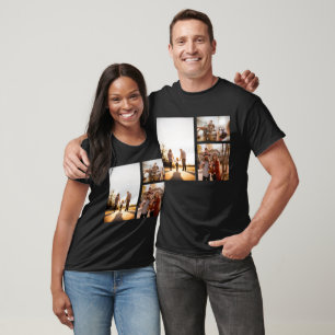3 Custom Photo Collage Personalised T-Shirt