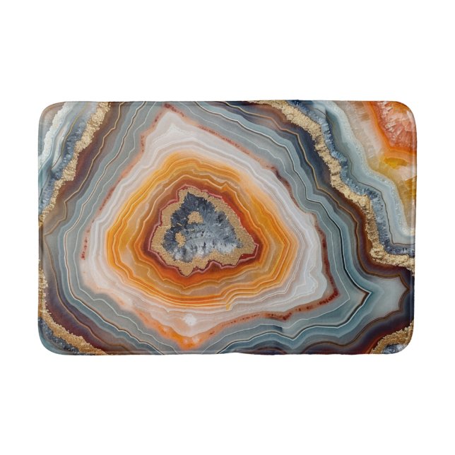3 D Agate Bath Mat (Front)