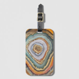 3 D Agate Luggage Tag