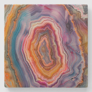 3 D Agate Stone Coaster