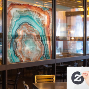 3 D Agate Window Cling