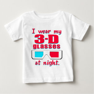 3-D Glasses Baby T-Shirt