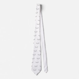 3-D Look Silver Priest's or Minister's Collar Tie
