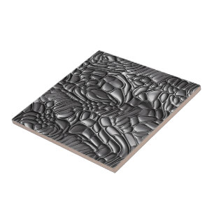 3 D Metal Ceramic Tile